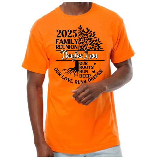 Slort sleeve Douglas Luau Reunion 2025 Shirt