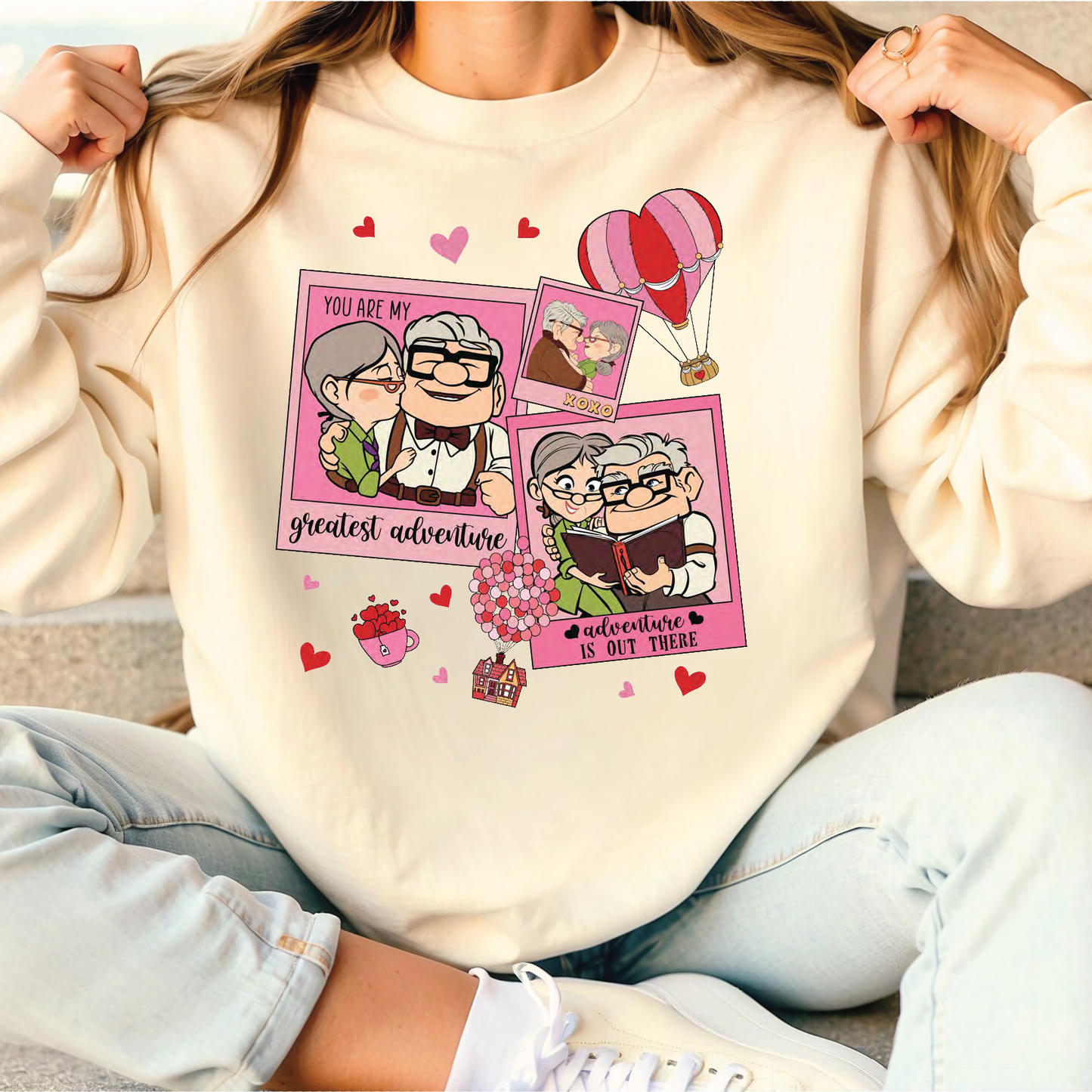 Adventure is out there- Crewneck