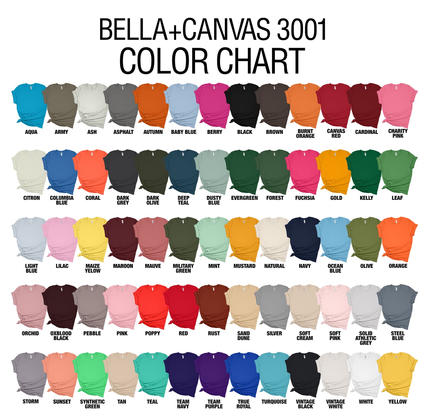 Bella Canvas 3001 Short Sleeve T-shirt