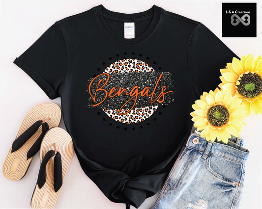 Bengals- circle T-shirt-soft style