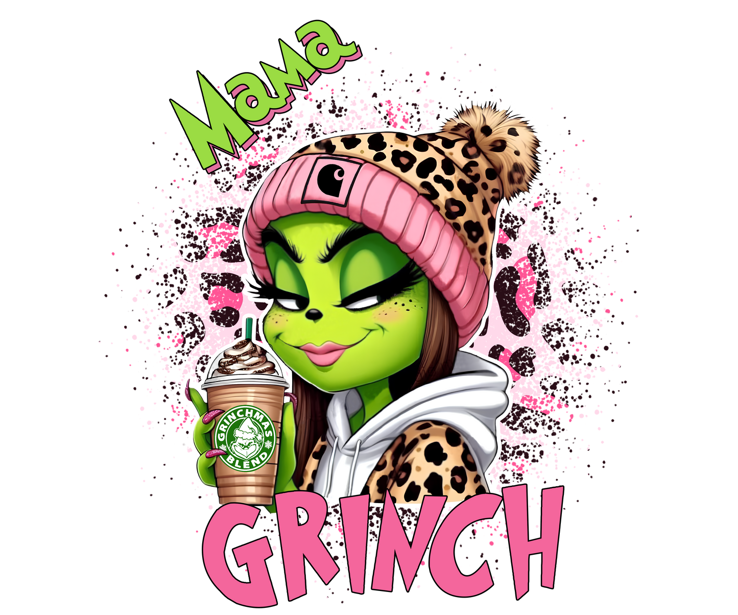 Mama Grinch DTF Transfer