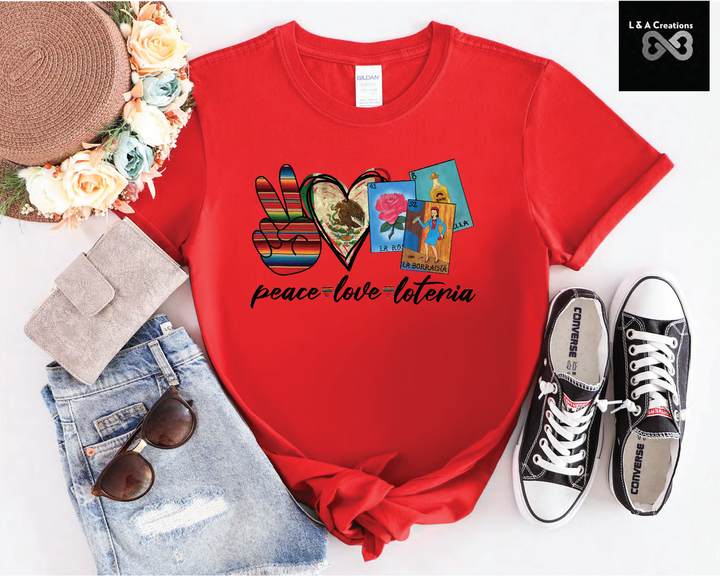 Peace Love and Loteria