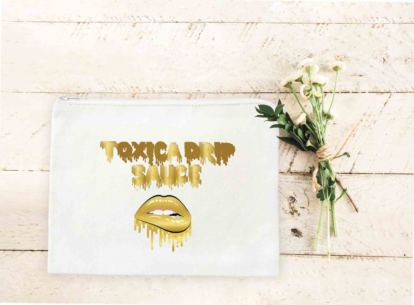 Toxica Drip Sauce sublimation make up bag