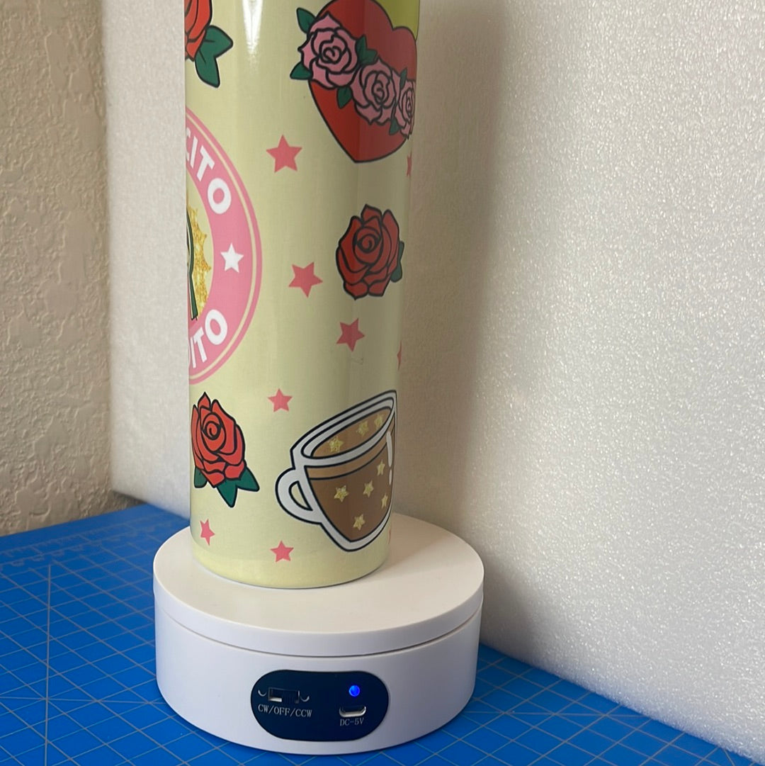 Cafecito bendito 20oz skinny tumbler
