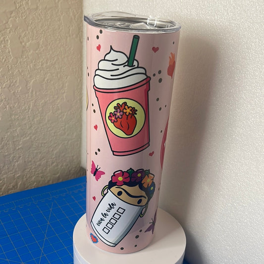 Viva la vida 20oz skinny tumbler