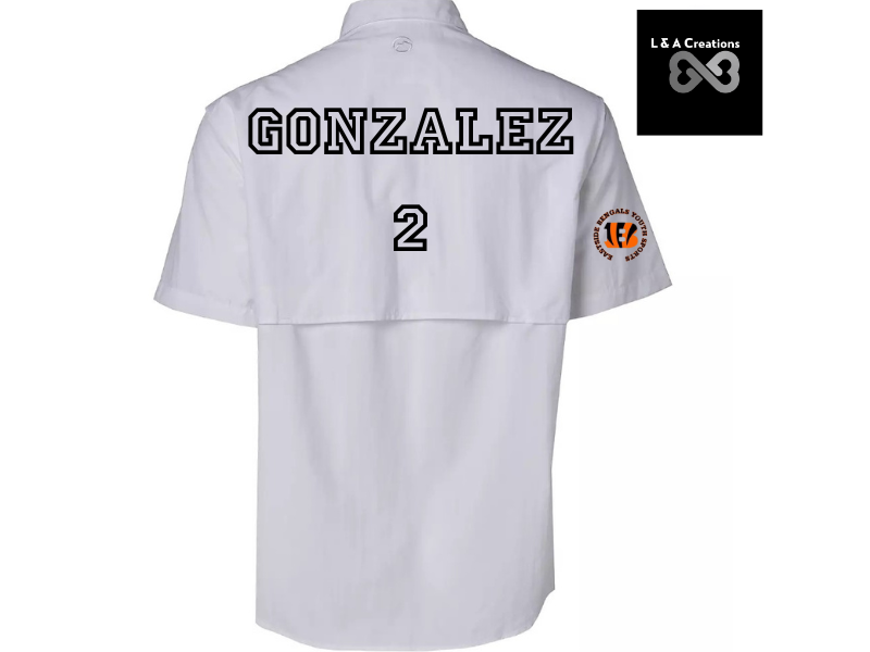 Magellan- Short Sleeve bengals Shirt