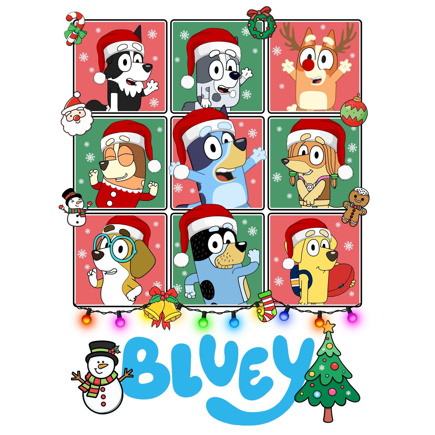 Holiday DTF Transfer Sheets