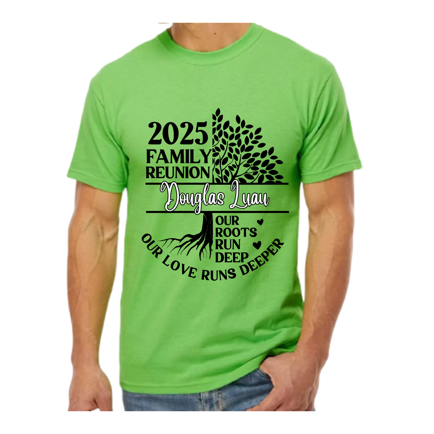 Slort sleeve Douglas Luau Reunion 2025 Shirt