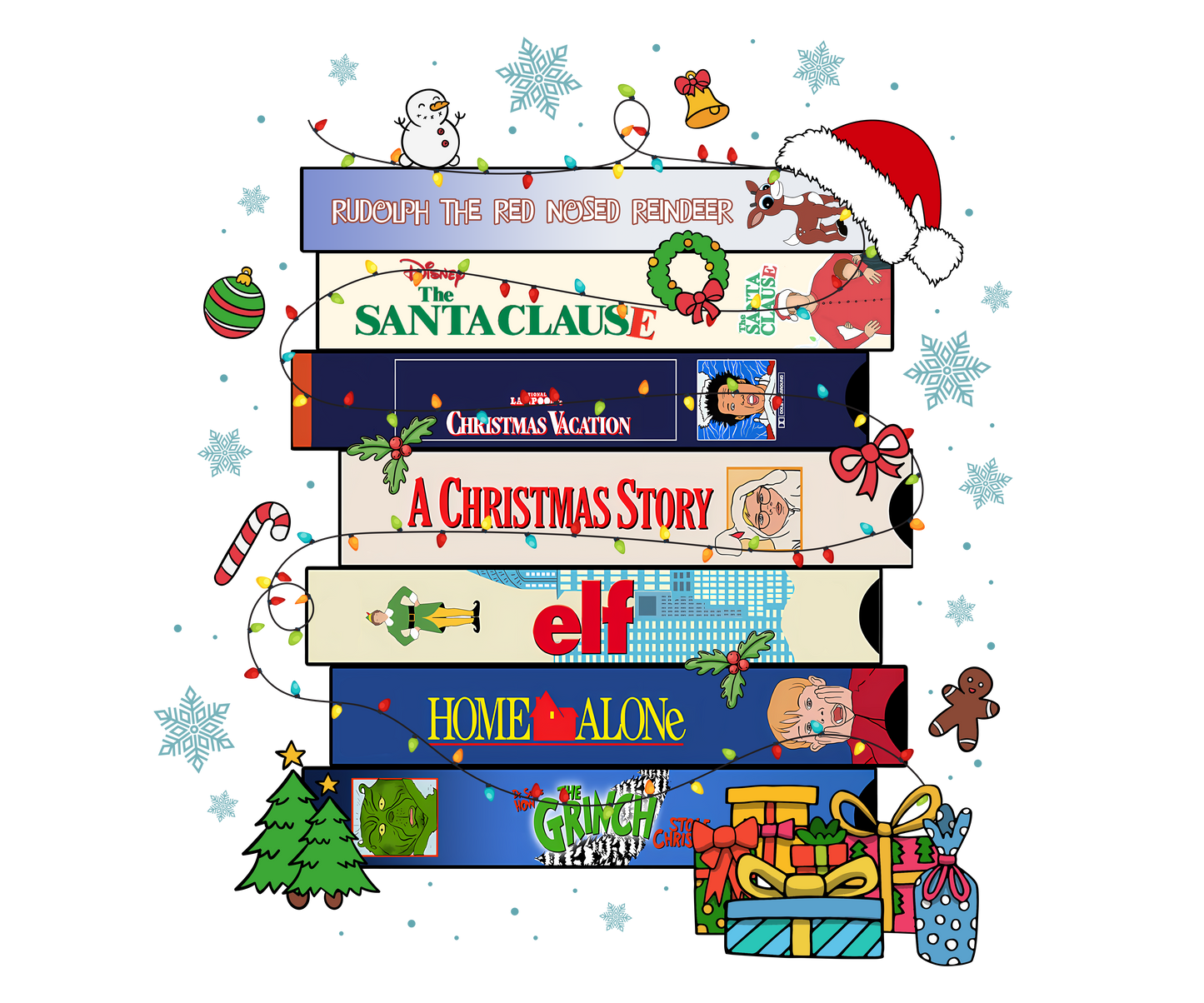 Holiday DTF Transfer Sheets