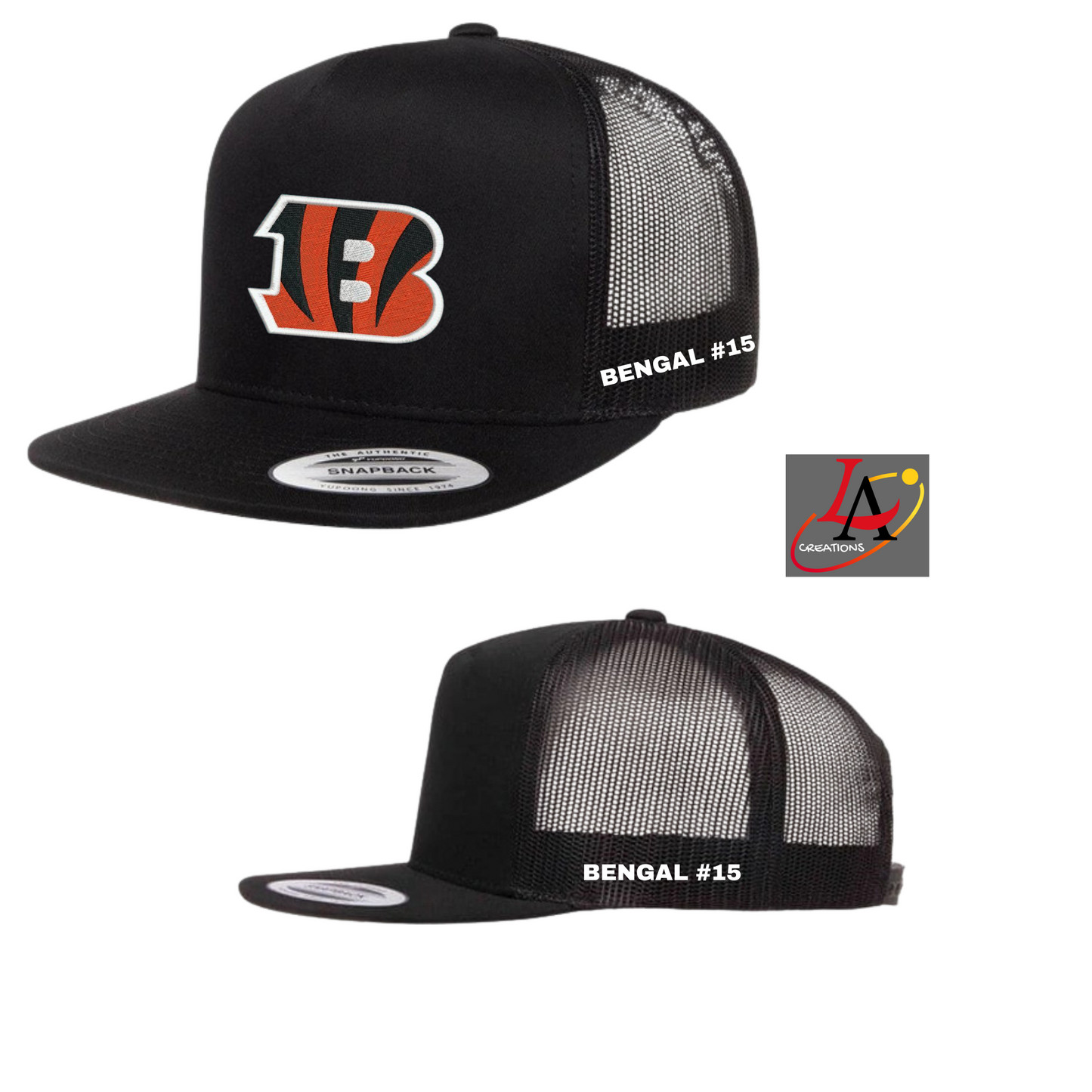 Bengals-Custom Embroidered Hats