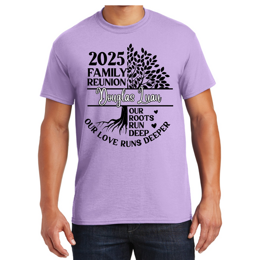 Slort sleeve Douglas Luau Reunion 2025 Shirt