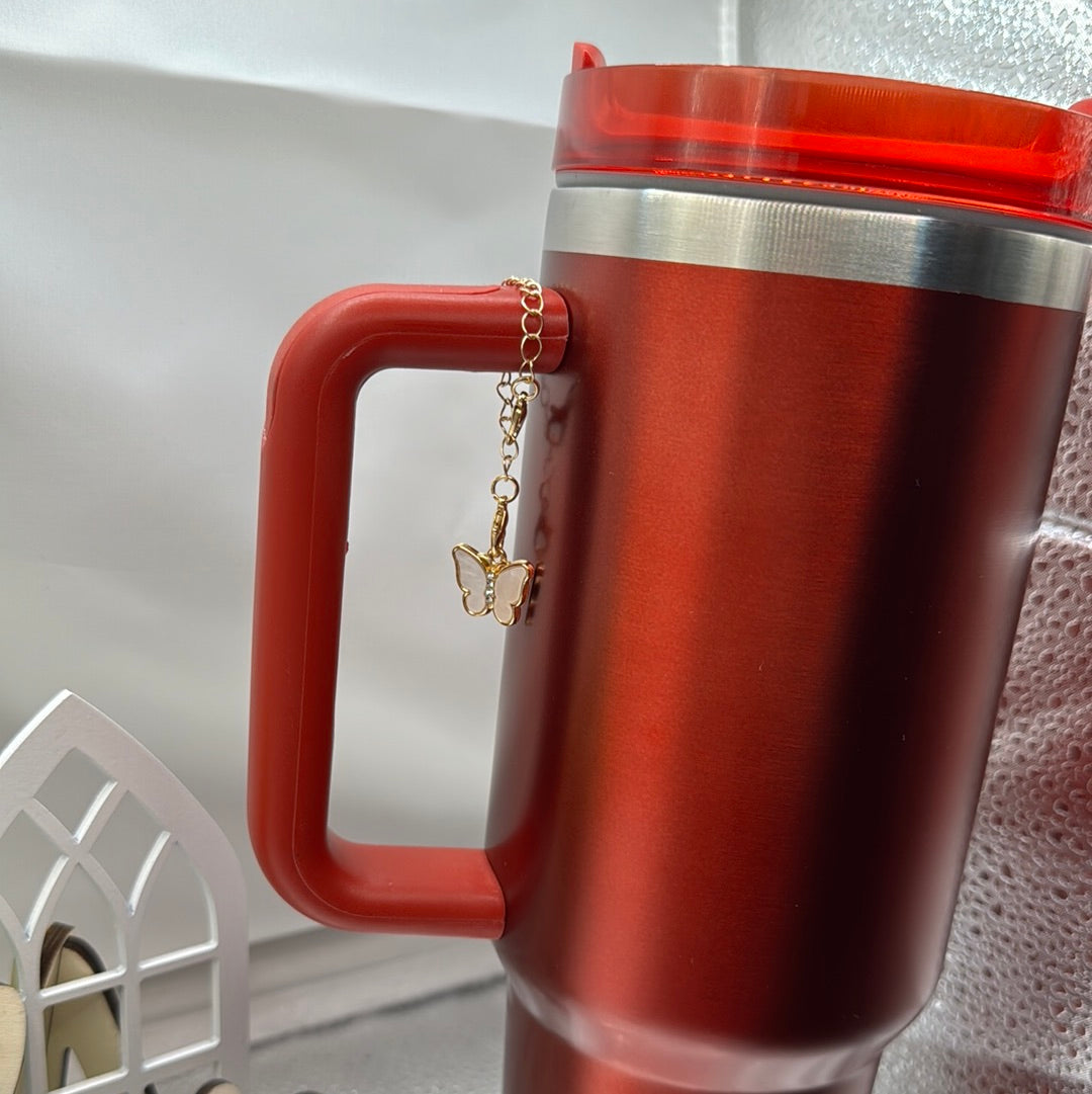 Cup charm butterfly