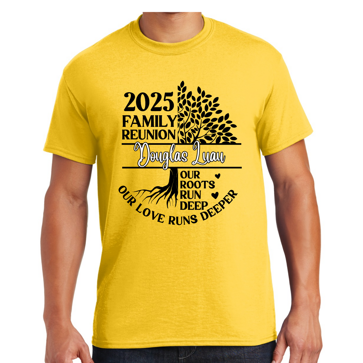 Slort sleeve Douglas Luau Reunion 2025 Shirt