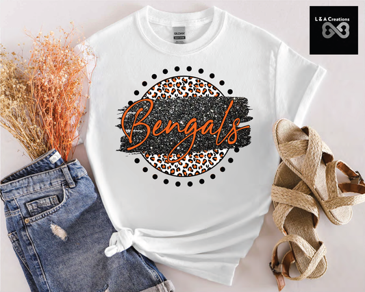 Bengals- circle T-shirt-soft style