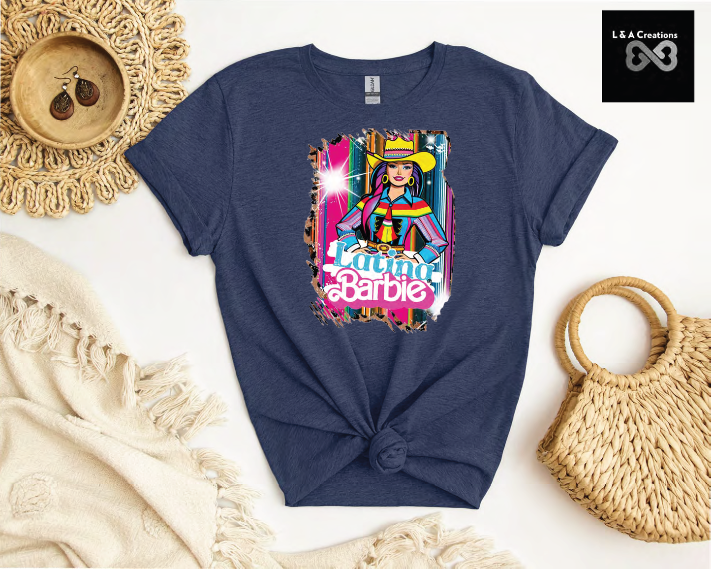 Latina Barbie DTF Tee – Unisex Short Sleeve