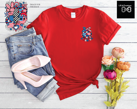 Red White and Peace T-shirt