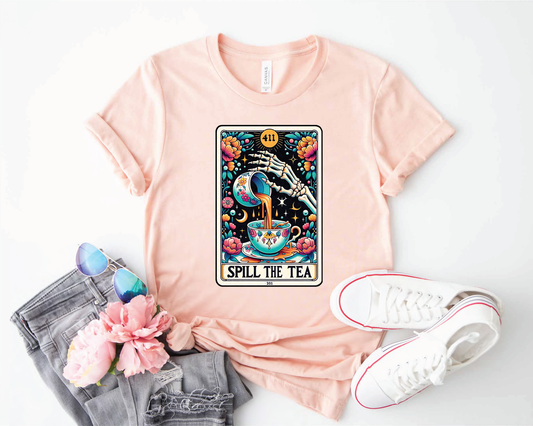 Spill the TEA Short sleeve T-shirt