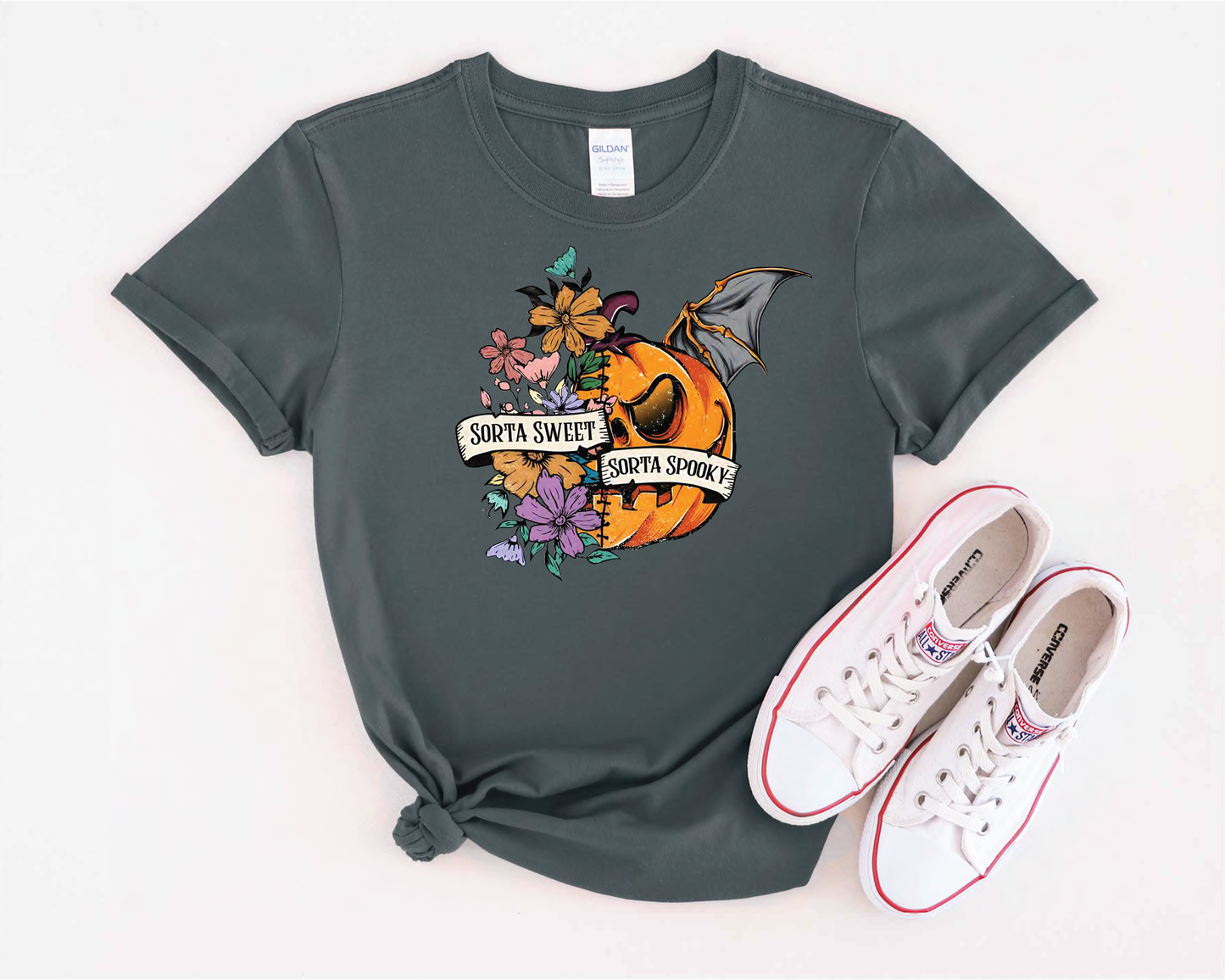 Sorta Sweet/Sorta Spooky Halloween Short Sleeve T-shirt