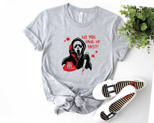 No, you hand up short sleeve shirt- halloween