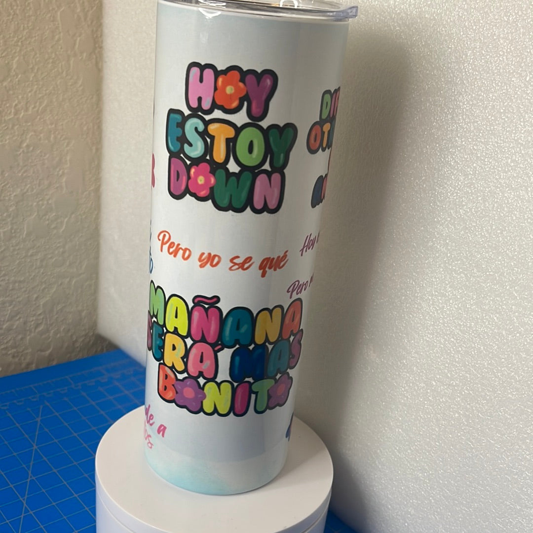 Karol G- 20oz skinny tumbler