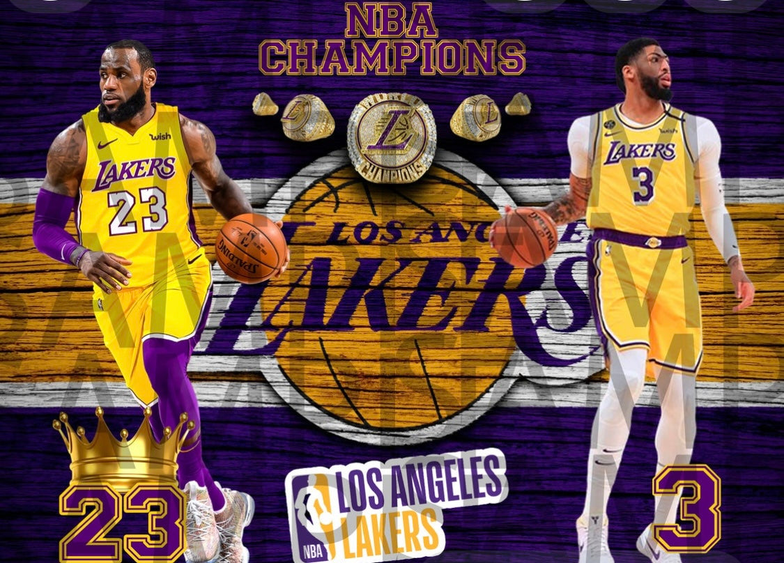 LA Lakers 20oz skinny tumbler