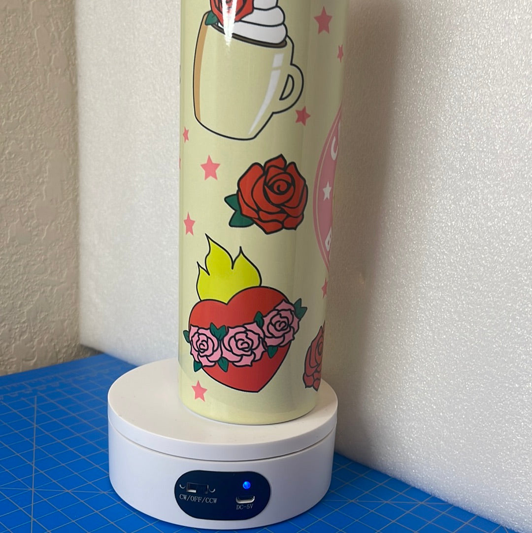 Cafecito bendito 20oz skinny tumbler